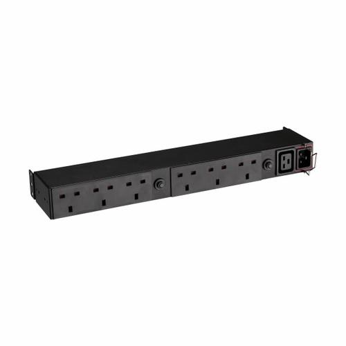 Eaton EFLX6B unit di distribuzione dell'energia PDU 6 presae AC 1U Nero (Eaton FlexPDU 6 BS)