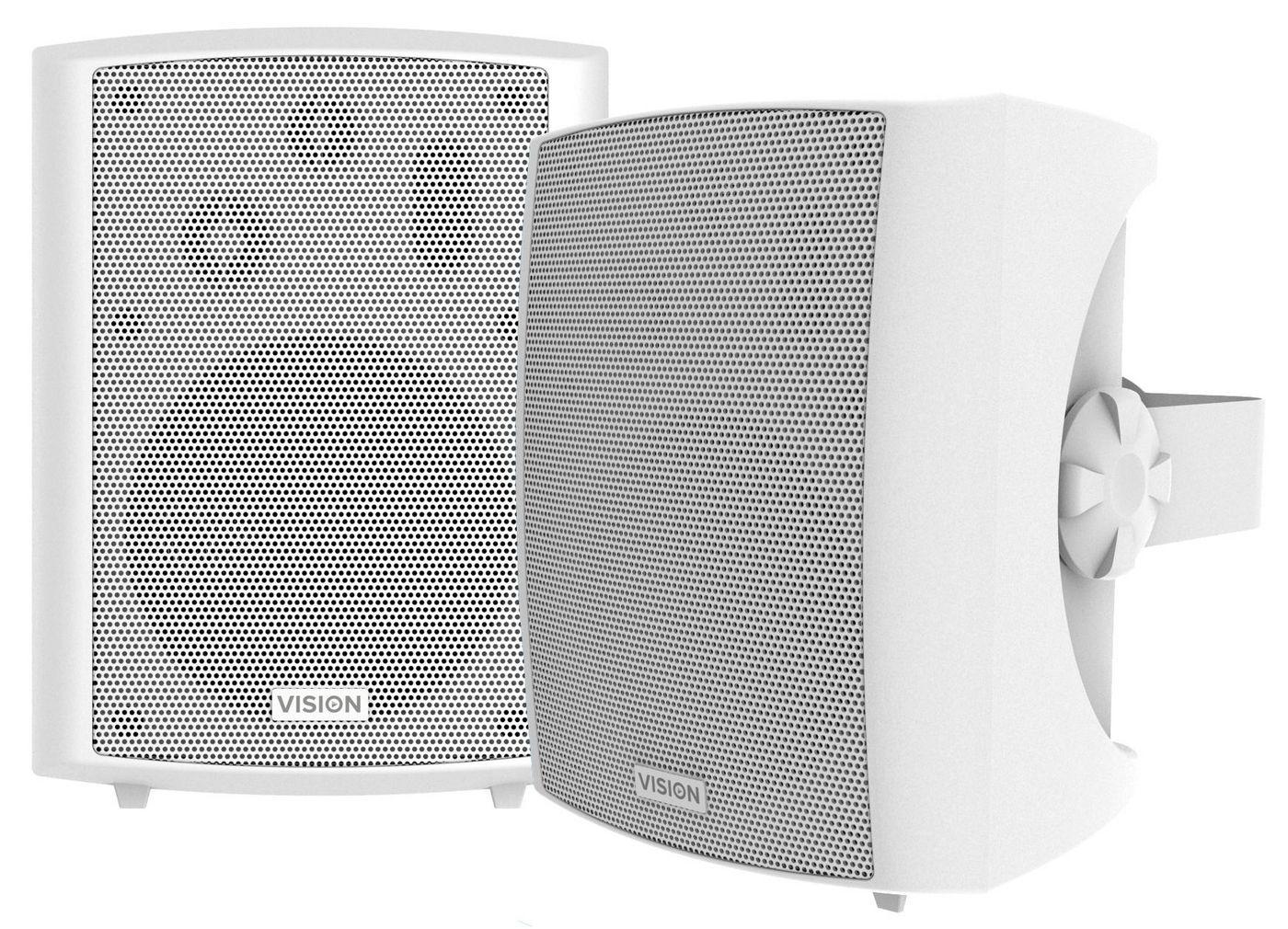 Vision SP-1800 altoparlante 3-vie Bianco Cablato 50 W (VISION Professional Pair 5.25 Wall Speakers - LIFETIME WARRANTY - 50 Wat