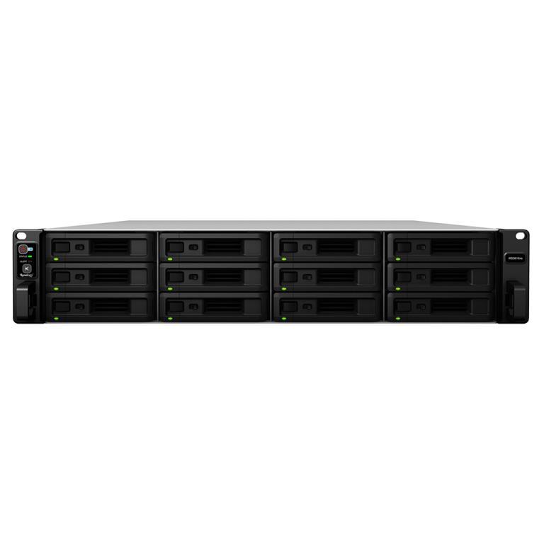 NAS assemblato Synology Rack (2U) RS3618XS 120TB (12x10TB) con HDD WD Red PRO