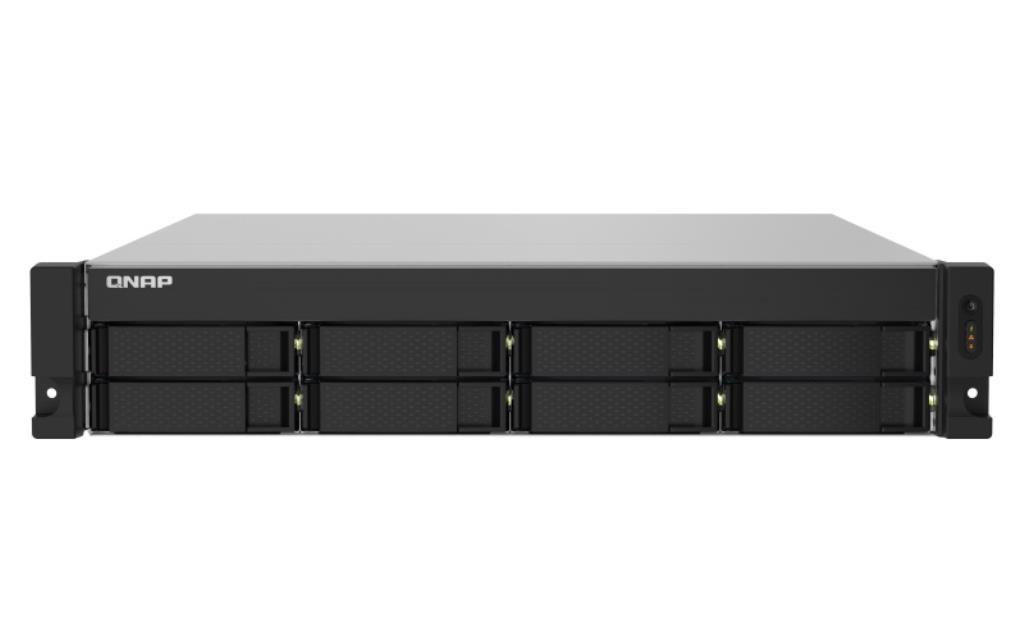 NAS assemblato QNAP Rack (2U) TS-832PXU-RP-4G 80TB (8x10TB) con HDD WD Ultrastar