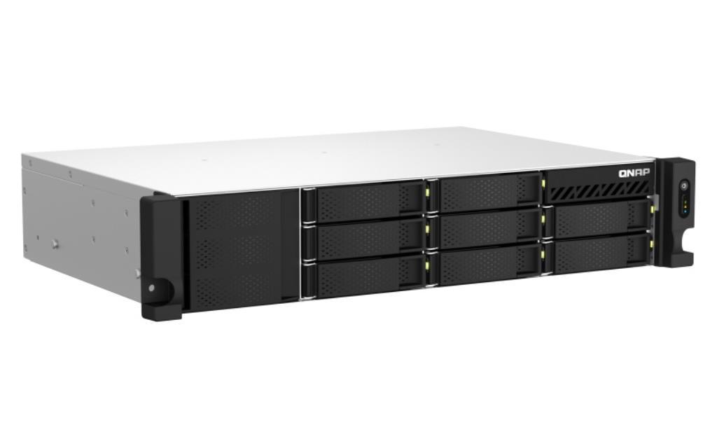 NAS assemblato QNAP Rack (2U) TS-873AEU-4G 80TB (8x10TB) con HDD WD Red PRO