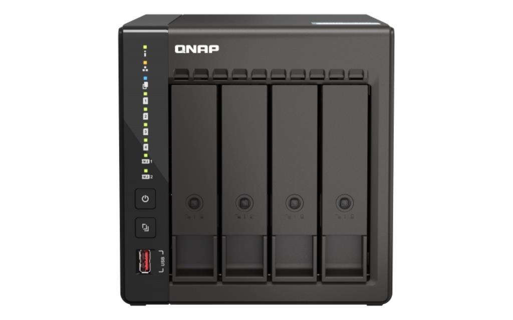 NAS assemblato QNAP Tower TS-453E-8G 48TB (4x12TB) con HDD WD Red PRO