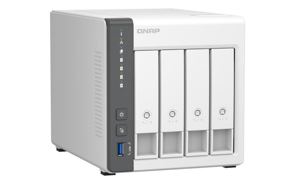 NAS assemblato QNAP TS-433-4G 72TB (4x18TB) con HDD Seagate IronWolf Pro