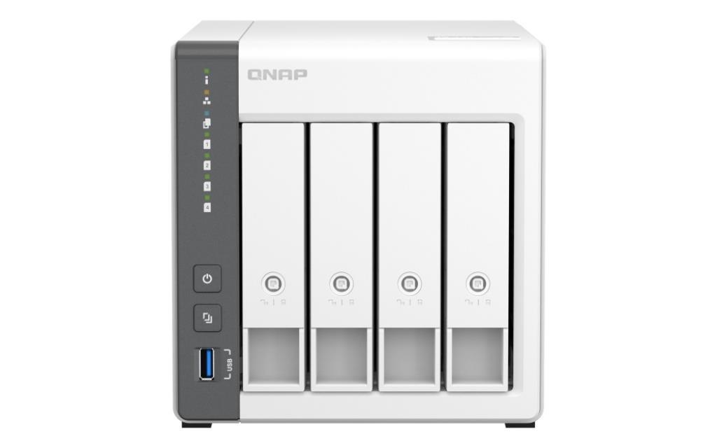 NAS assemblato QNAP TS-433-4G 72TB (4x18TB) con HDD Seagate IronWolf Pro