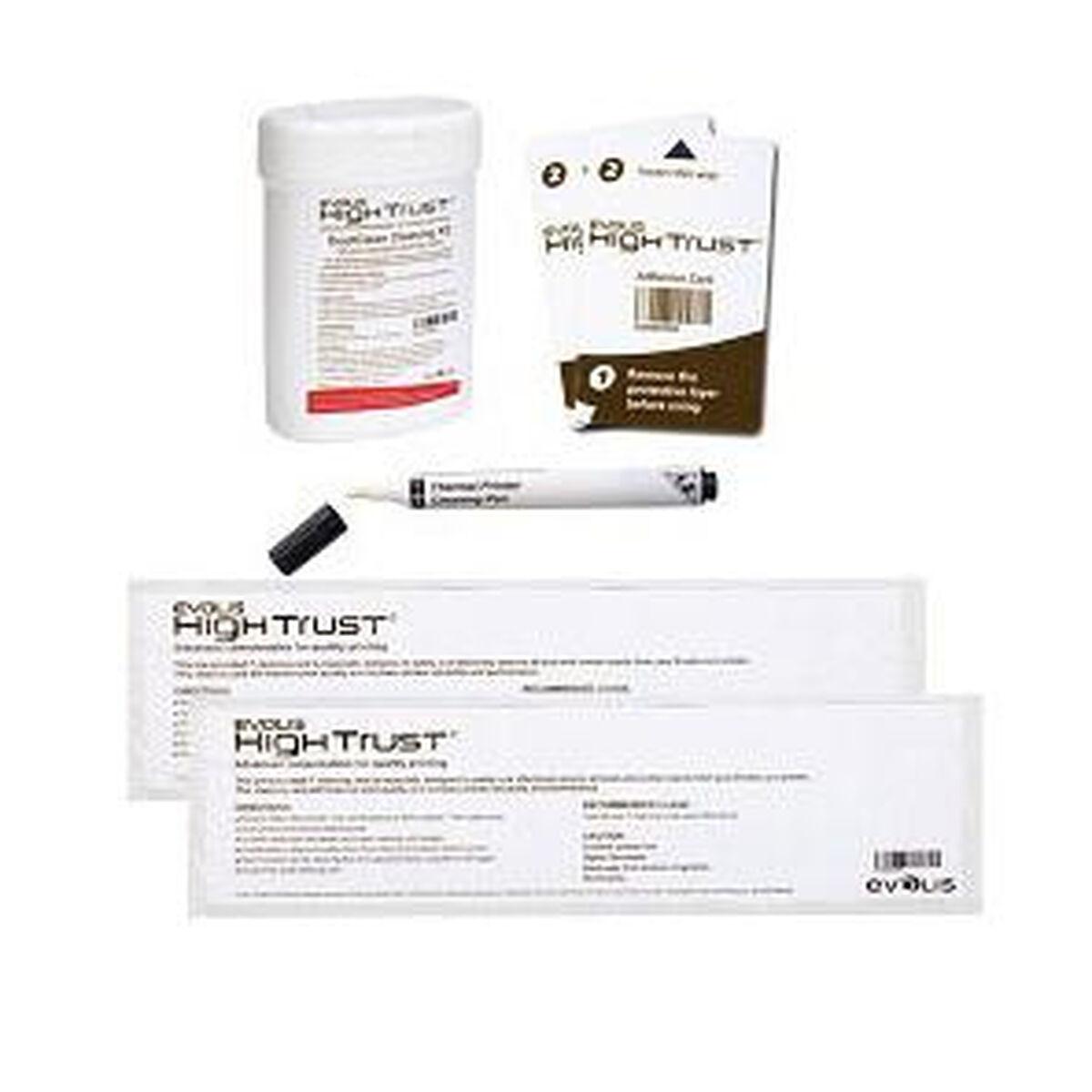 Evolis Advanced Cleaning Kit (Cleaning Kit - 1 pen, 1 dispenser - Incl.: pre-saturated Tcards, 2 adhesive cards - Warranty: 12M)