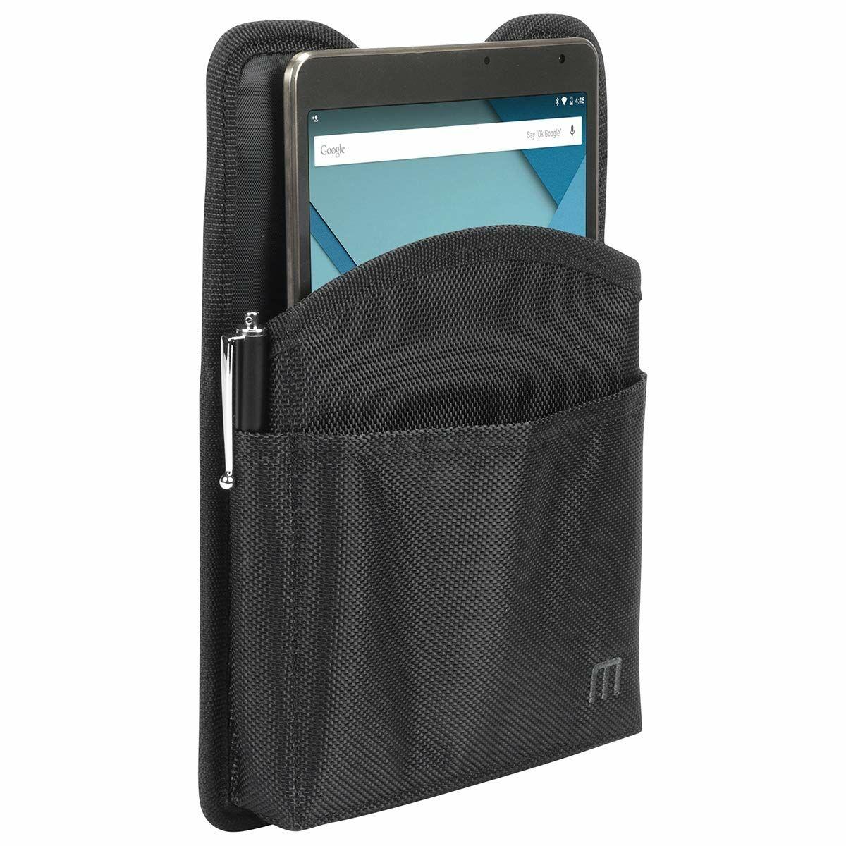 Mobilis Refuge 25,4 cm [10] Custodia a fondina Nero (HOLSTER L TABLET 10IN WITH BELT - V2 FRONT POCKET BELT STRAP 25MM)