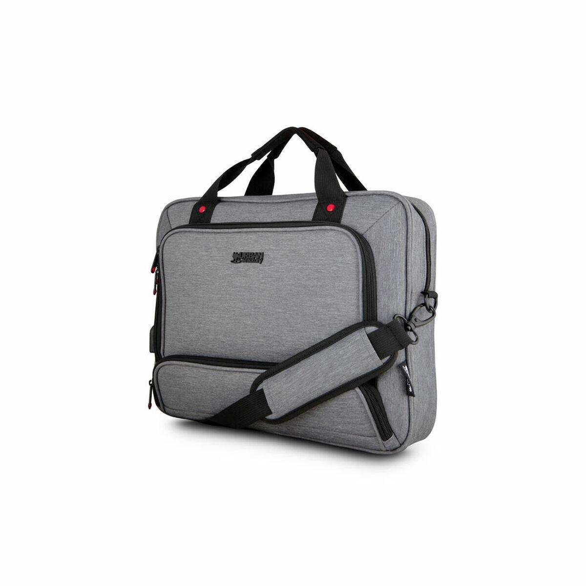 URBAN FACTORY MIXEE EDITION TOPLOADING LAPTOP BAG 14.1 GREY - SACOCHE POUR ORDINATEUR PORTABLE - 13 - 14