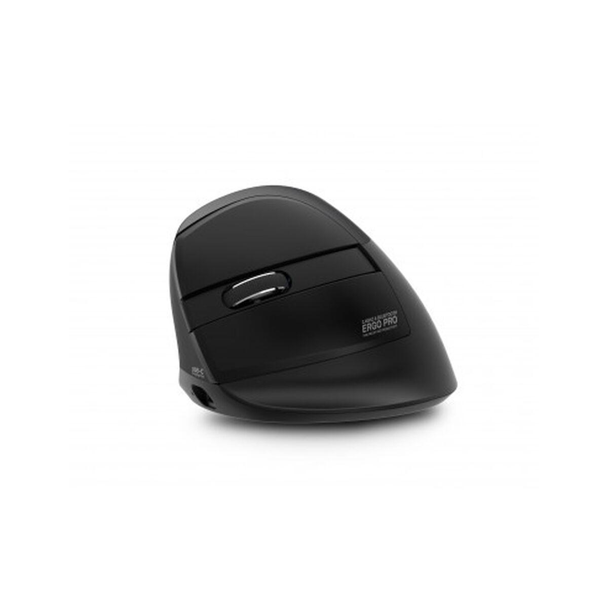 URBAN FACTORY ERGO PRO - SOURIS - VERTICAL - ERGONOMIQUE - POUR GAUCHERS - 6 BOUTONS - SANS FIL - 2.4 GHZ, BLUETOOTH 5.0 - RÉC