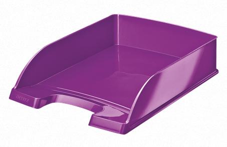 Leitz 52263062 vassoio da scrivania Polistirolo Viola (Leitz WOW Letter Tray A4 Portrait Purple - 52263062)