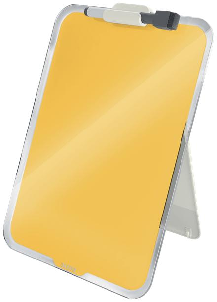 Leitz 39470019 lavagna 216 x 297 mm Vetro (Leitz Cosy Glass Desktop Easel Warm Yellow)