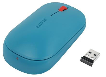 Leitz Cosy mouse Ambidestro RF senza fili + Bluetooth 4000 DPI (Leitz Cosy Wireless Mouse Calm Blue)