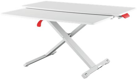 Leitz 65320085 leggio Grigio (Leitz Cosy Standing desk converter with sliding keyboard tray)