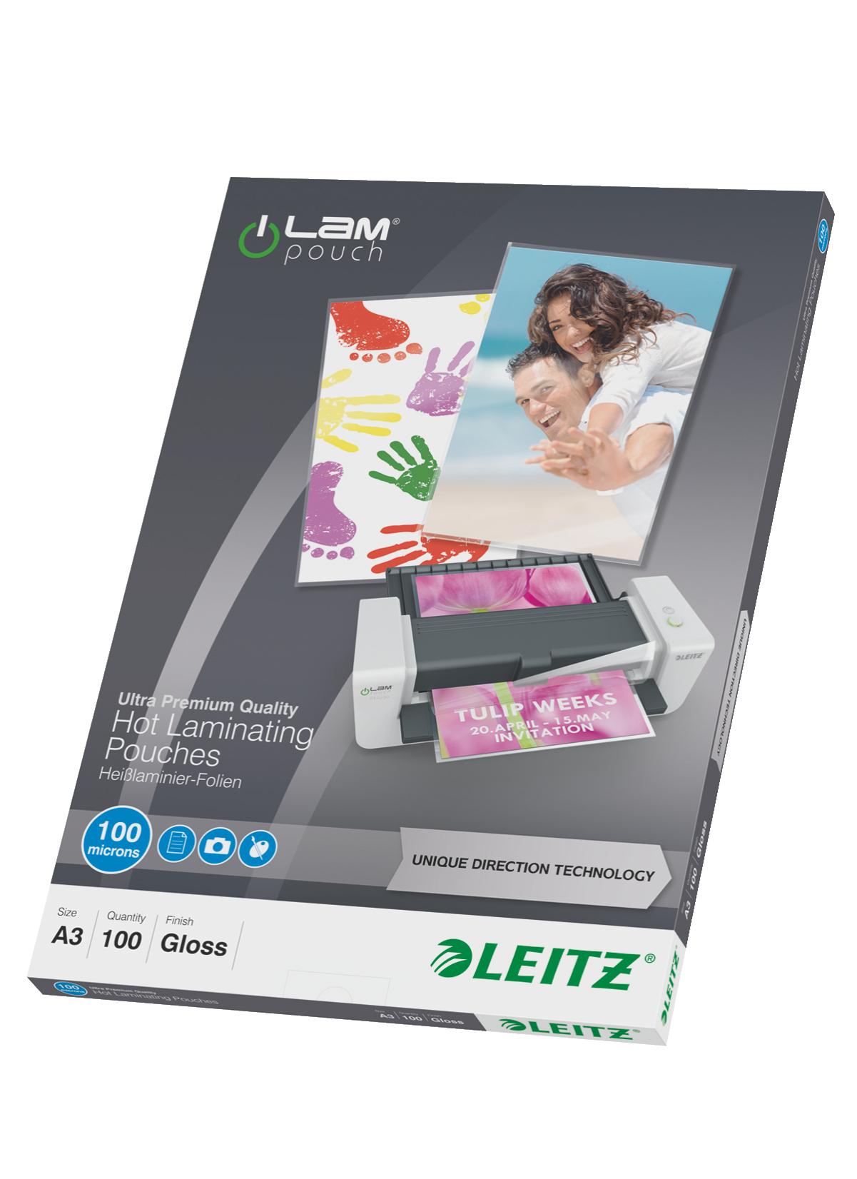 Leitz iLAM UDT pellicola per plastificatrice 100 pz