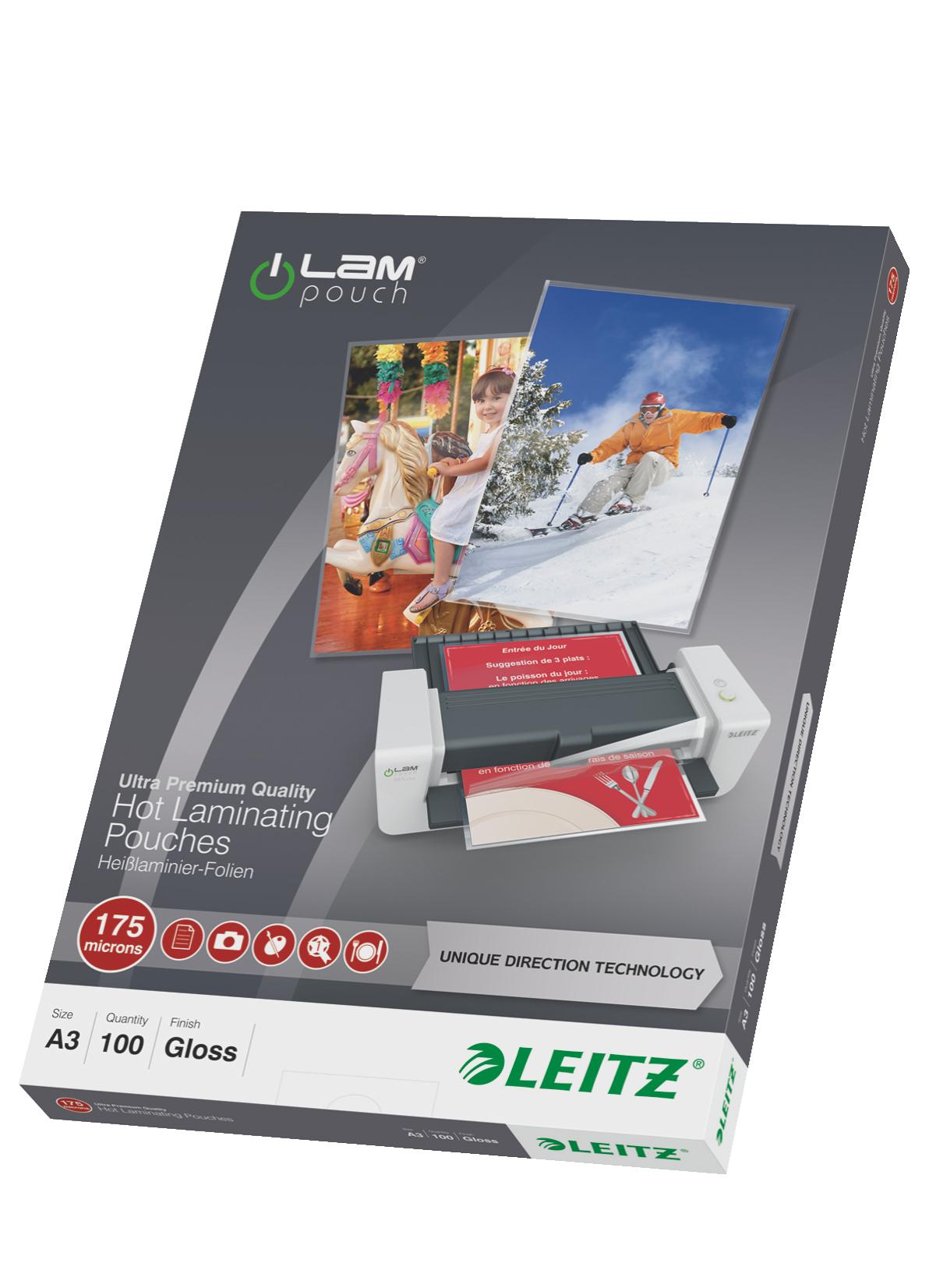 Leitz iLAM UDT pellicola per plastificatrice 100 pz