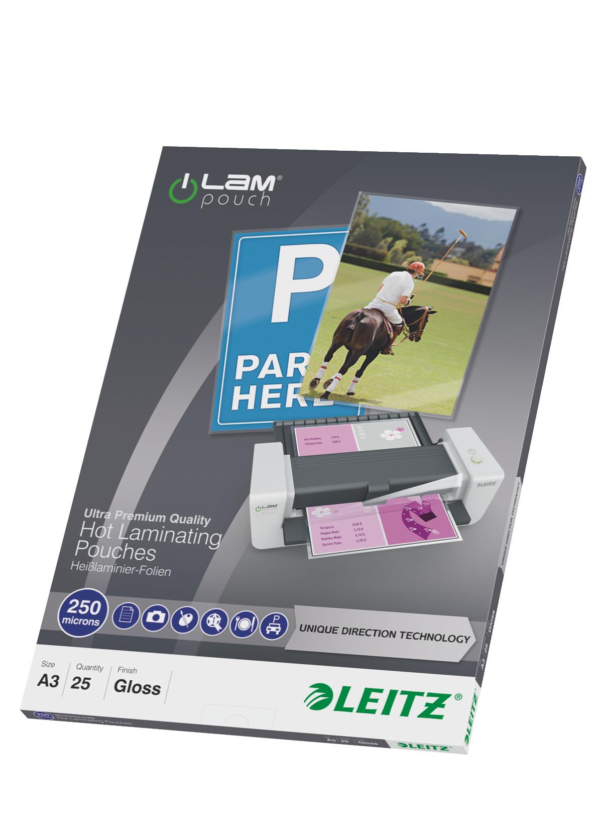 Leitz iLAM UDT pellicola per plastificatrice 25 pz