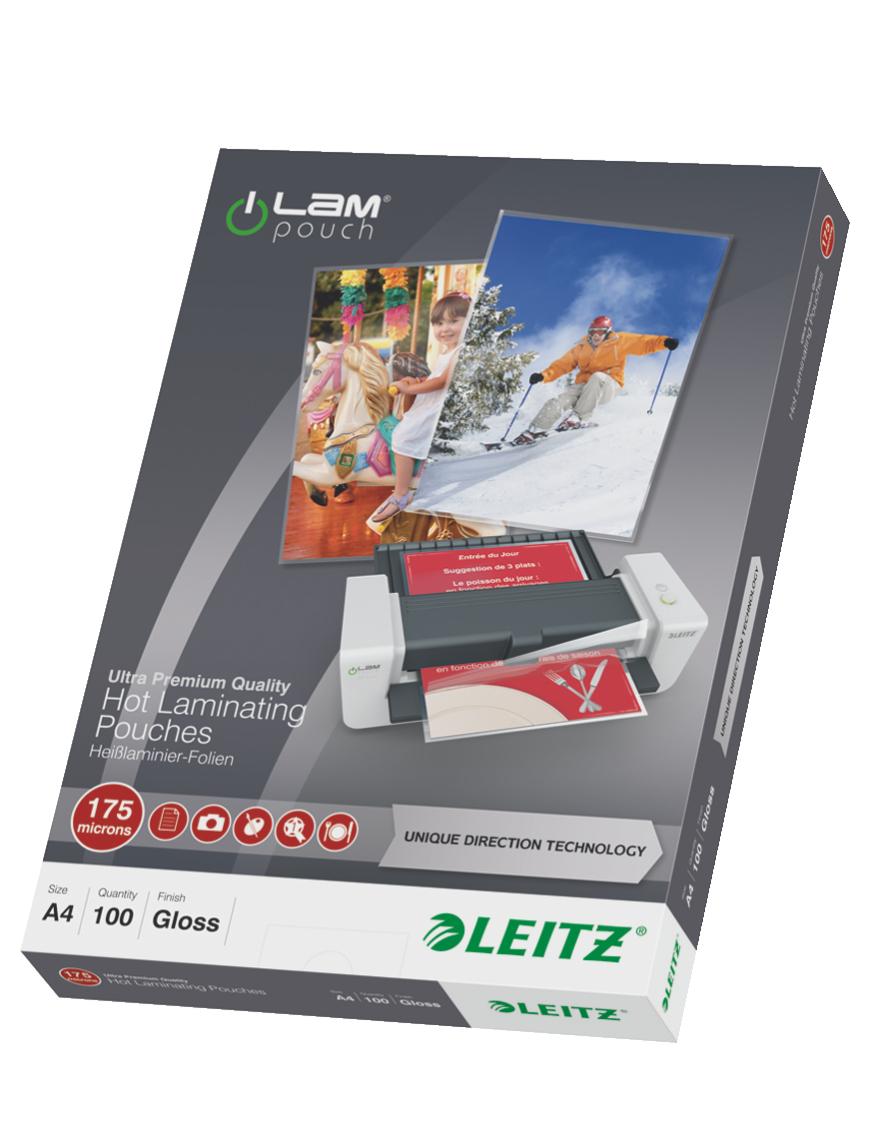 Leitz iLAM UDT pellicola per plastificatrice 100 pz