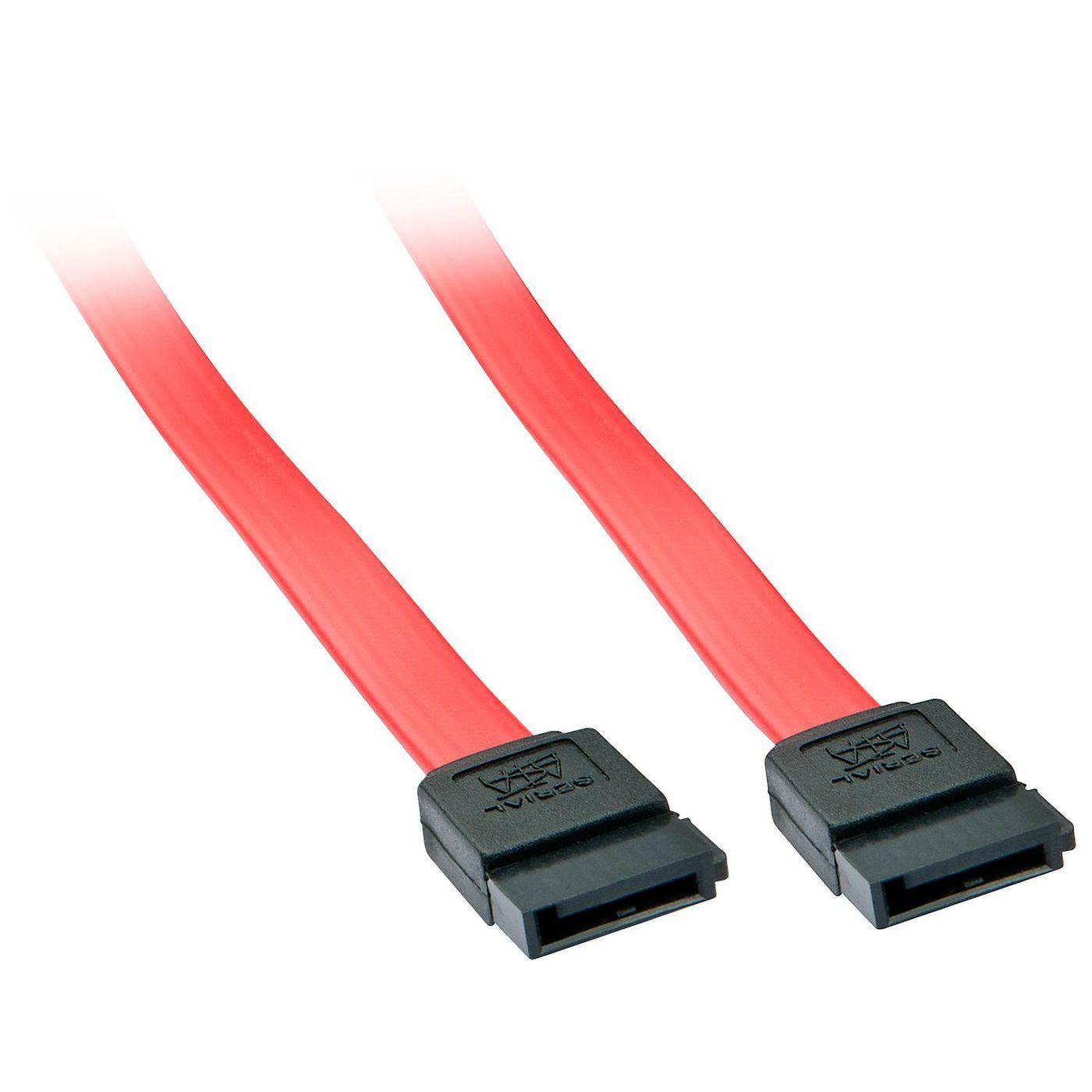 Lindy 33325 cavo SATA 0,7 m SATA 7-pin Rosso (Int. SATA III Cable, Red, 0.7m - Warranty: 120M)