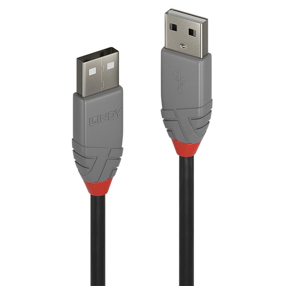 Lindy 36690 cavo USB 0,2 m USB 2.0 USB A Nero (0.2MUSB2.0TYPEATOACABLEANTH)