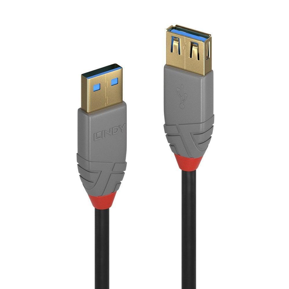 Lindy Prolunga USB 3.2 Tipo A, Anthra Line, 1m (1M Usb 3.2 Type A Extension - Cable, Anthra Line - Warranty: 120M)