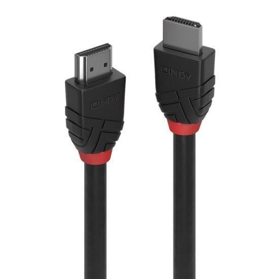 Lindy 36771 cavo HDMI 1 m HDMI tipo A [Standard] Nero (Lindy 36771 1m 8K60Hz HDMI Cable, Black Line)