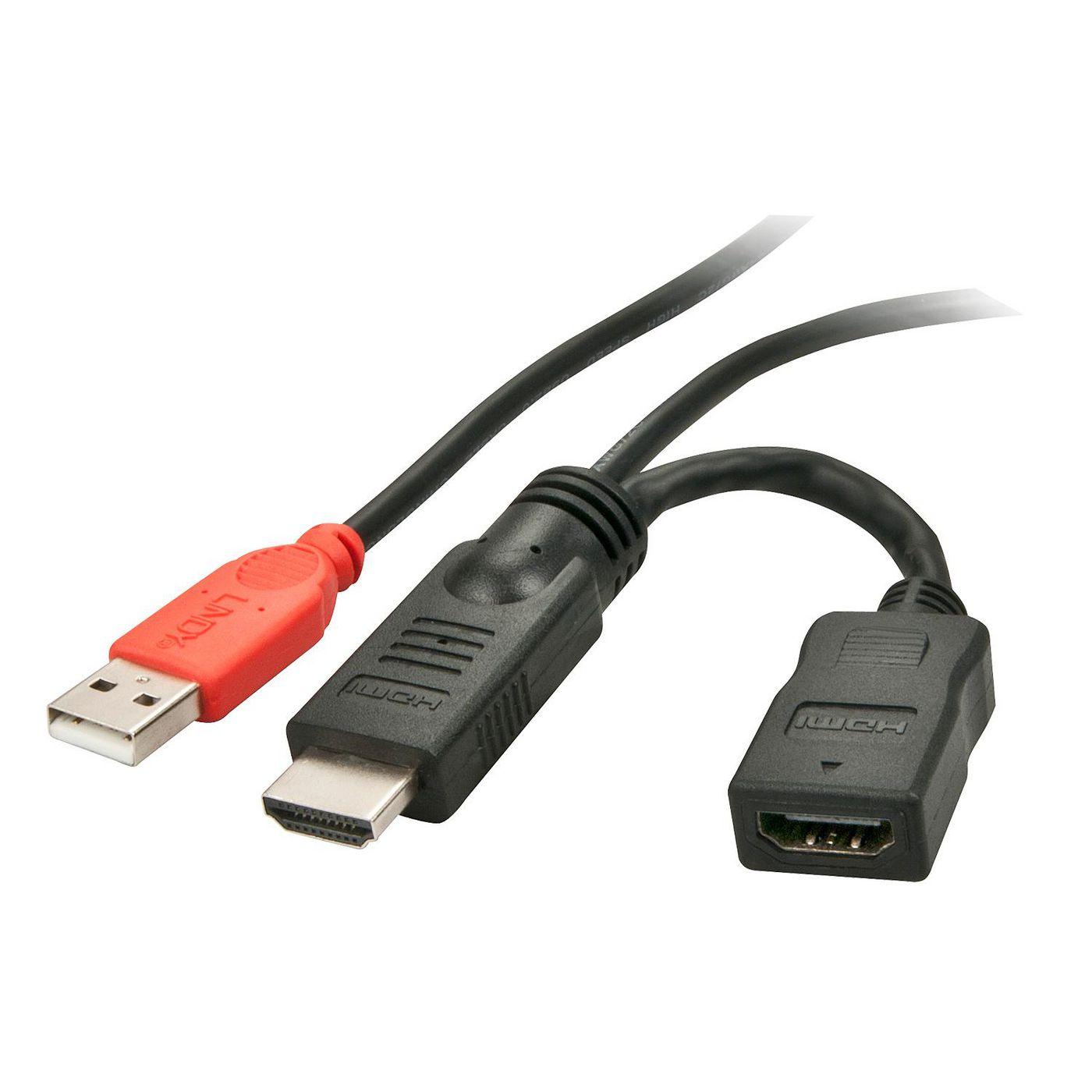 Lindy 41080 adattatore grafico USB Nero, Rosso