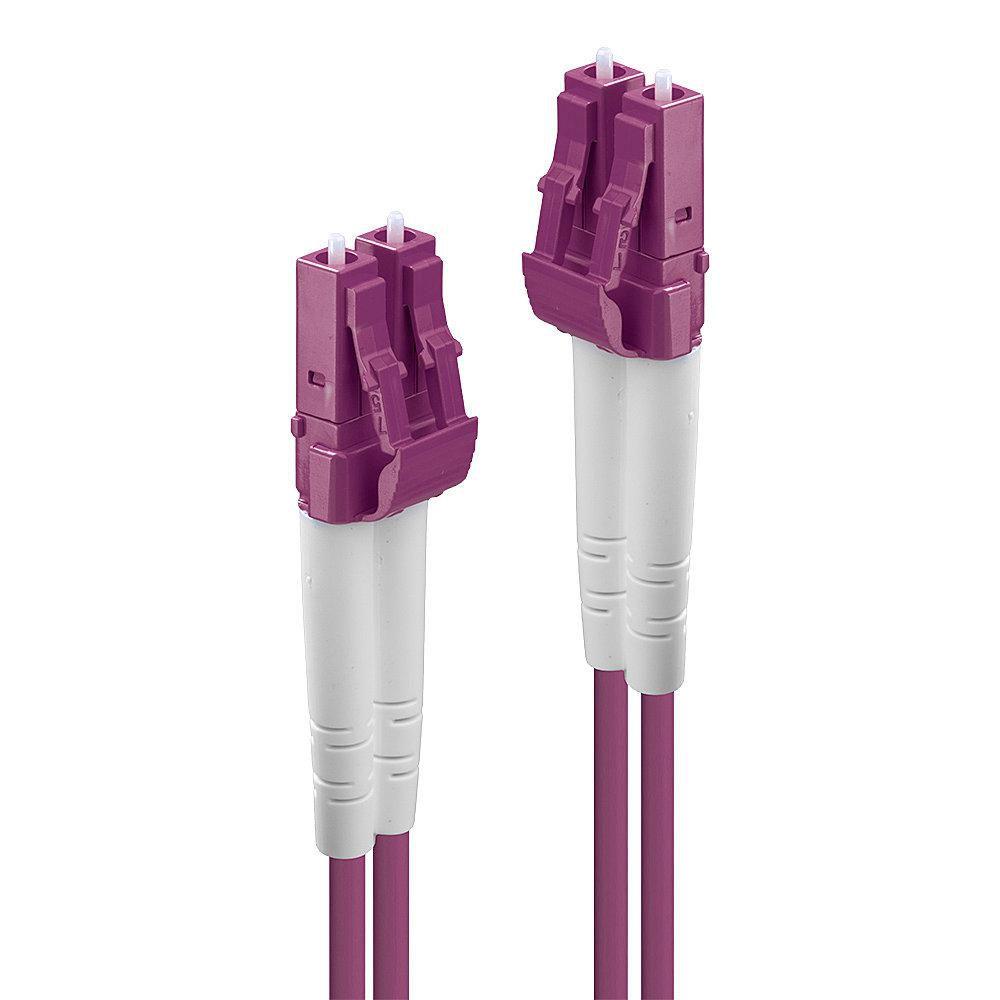 Lindy 46341 cavo a fibre ottiche 2 m LC Rosa (Fibre Optic Cable Lc/Lc Om4 2M - Warranty: 120M)