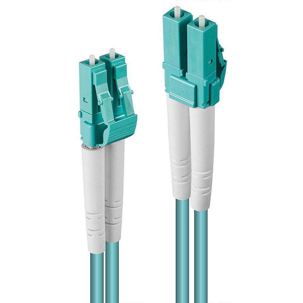 Lindy 46374 cavo InfiniBand e in fibra ottica 10 m LC Turchese (10M LC-LC OM3 FIBRE - PATCH CABLE)