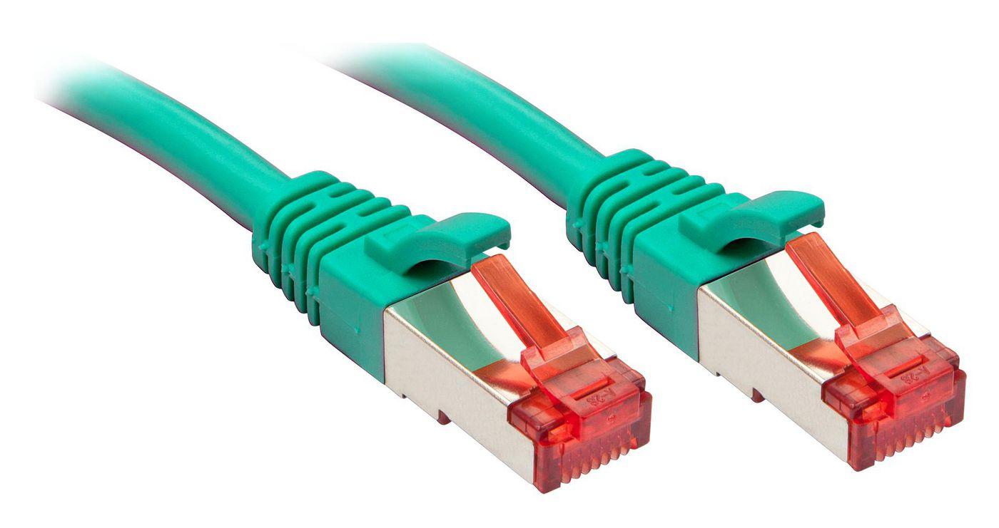 Lindy RJ-45 Cat.6 S/FTP 1m cavo di rete Verde Cat6 S/FTP (S-STP)