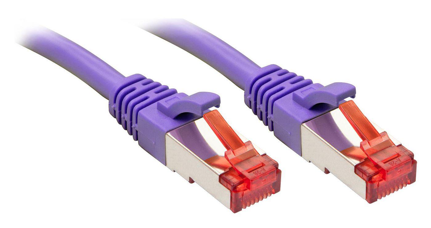 Lindy Rj45/Rj45 Cat6 2m cavo di rete Viola S/FTP (S-STP)