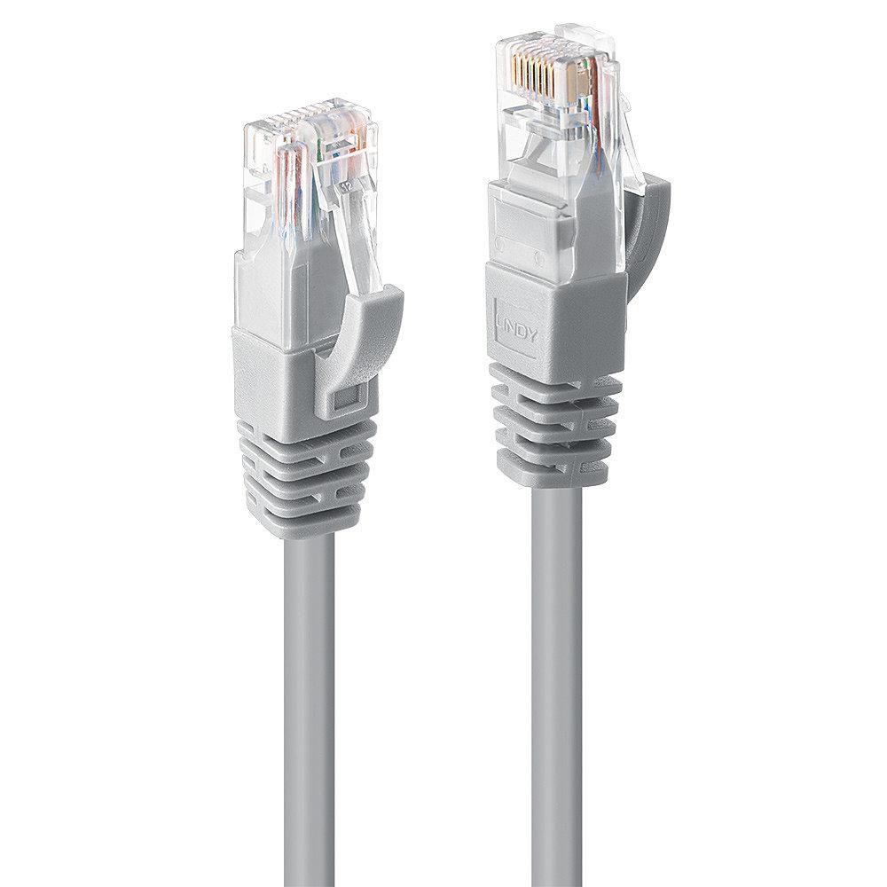 LINDY CAVO DI RETE CAT 6 0,5MT U/UTP GRIGIO NON SCHERMATO