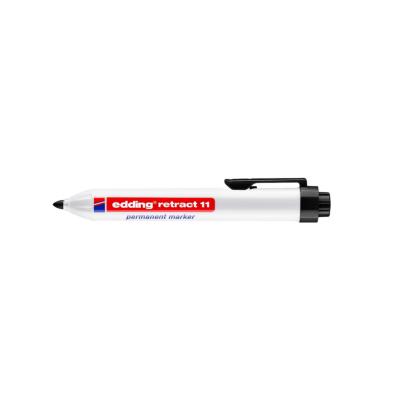 edding 11 Retract Permanent Marker Black Box of 10