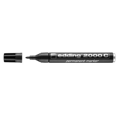 edding 2000C Permanent Marker Black Box of 10