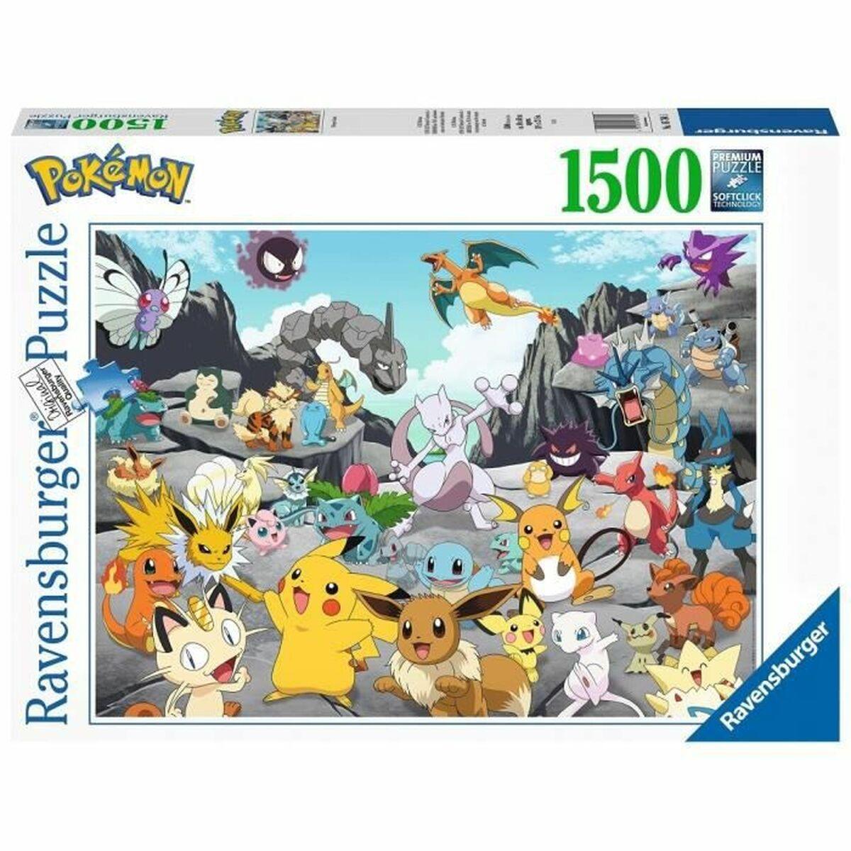 Puzzle PokÃƒÂ©mon Classics Ravensburger 1500 Pezzi