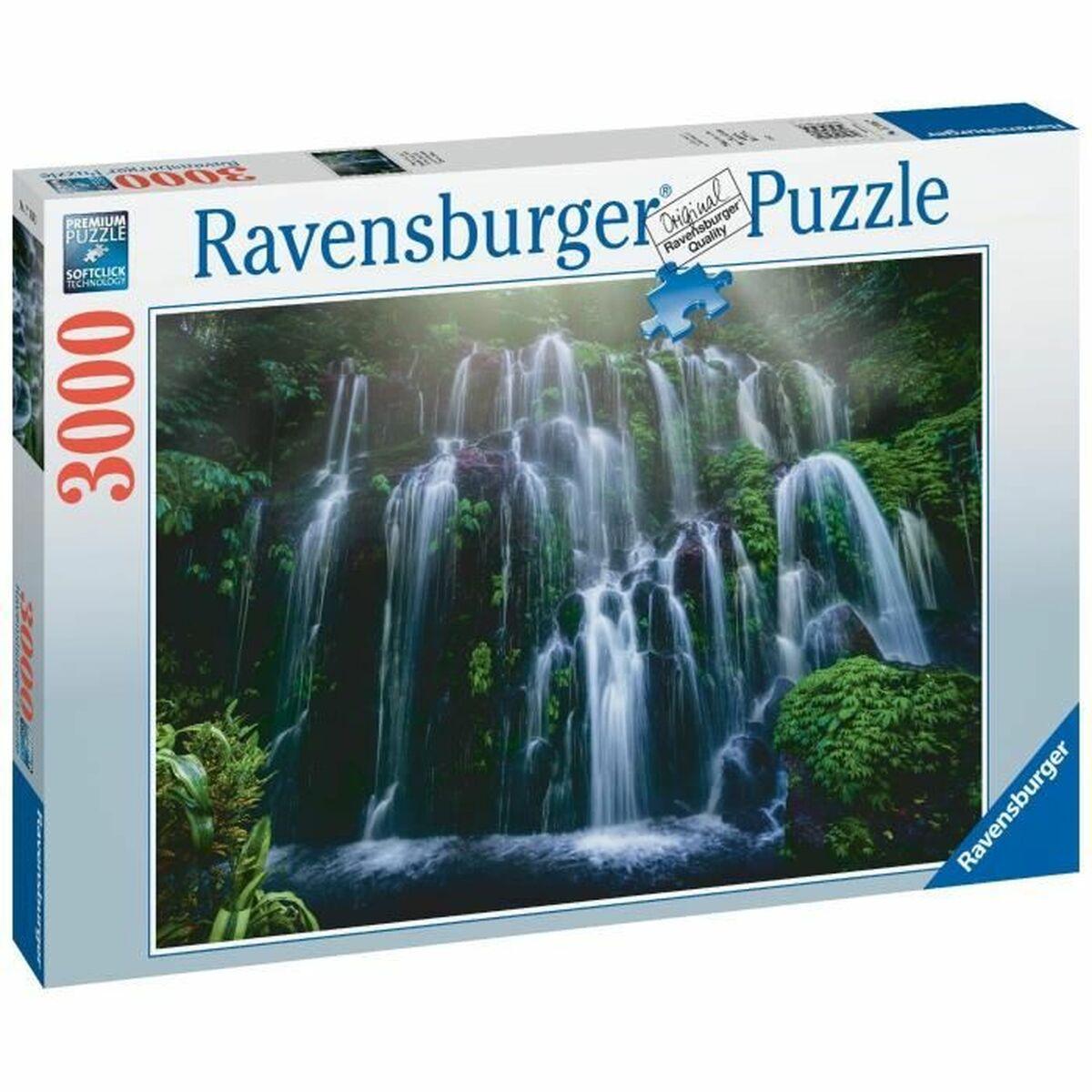 Puzzle Ravensburger Chutes d'eau, Bali Paysage et nature 3000 Pezzi