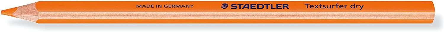 STAEDTLELER TEXTSURFER DRY 128 64 Fluorescente di colore triangolare - Mine da 4 mm - Wood forestale sostenibile - Colore al ne