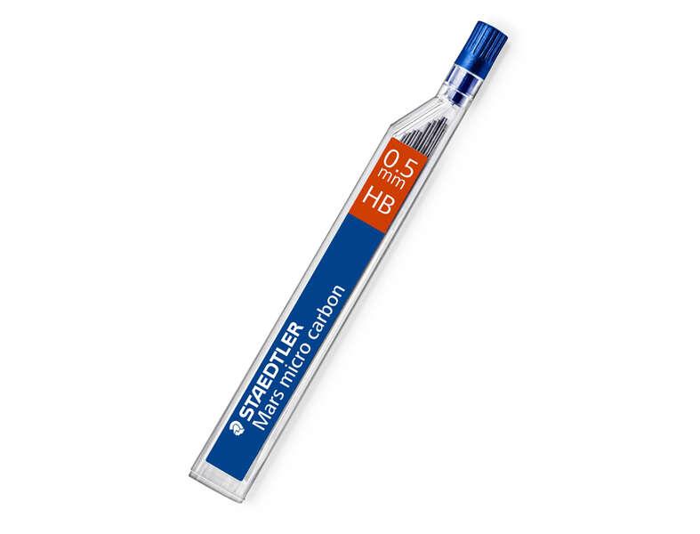 Mine Staedtler Mars Micro 0,5 mm HB - Forti e durevoli - Senza PVC - Adatte alla maggior parte delle matite meccaniche