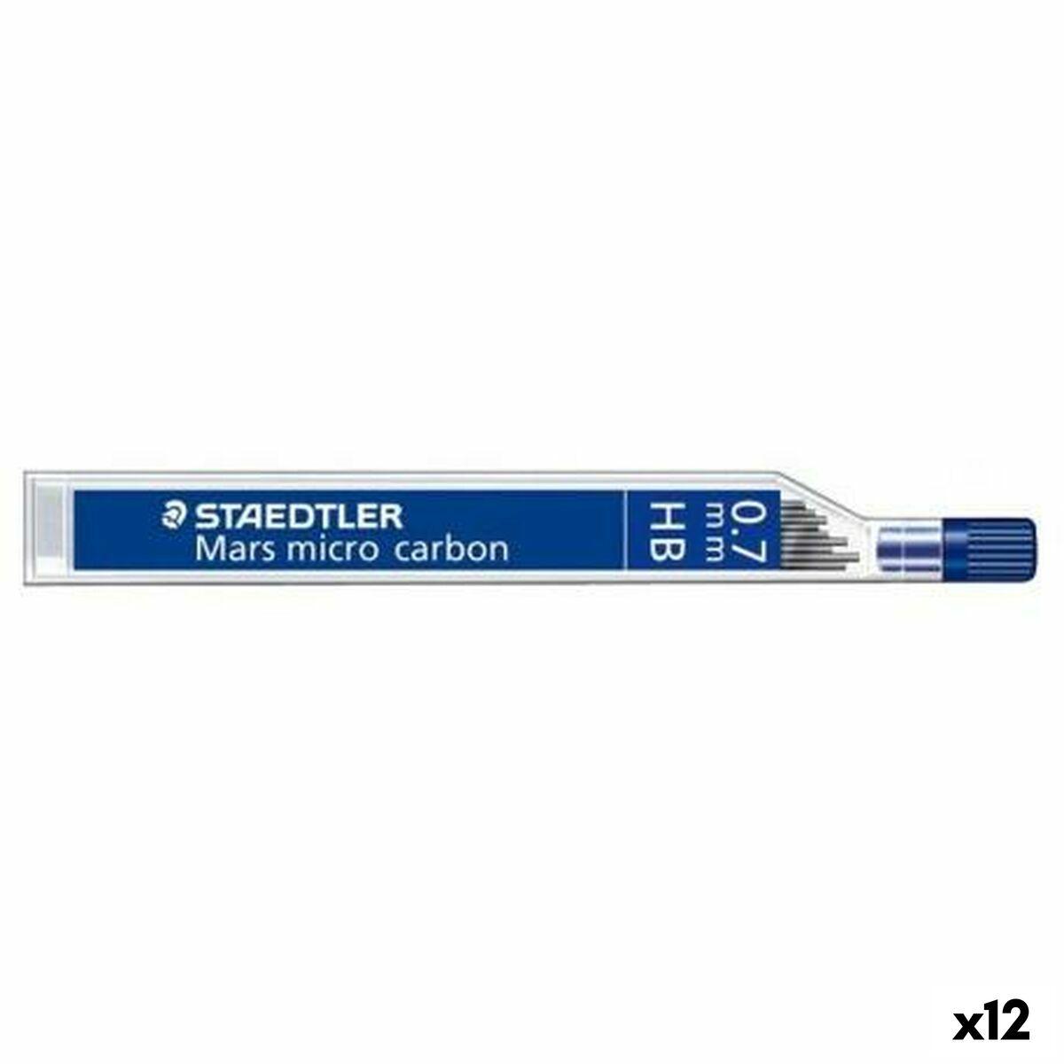 Staedtler Mars micro carbon mina HB (Staedtler Mars Micro Pencil Lead Refill HB 0.7mm Lead 12 Leads Per Tube [Pack 12])