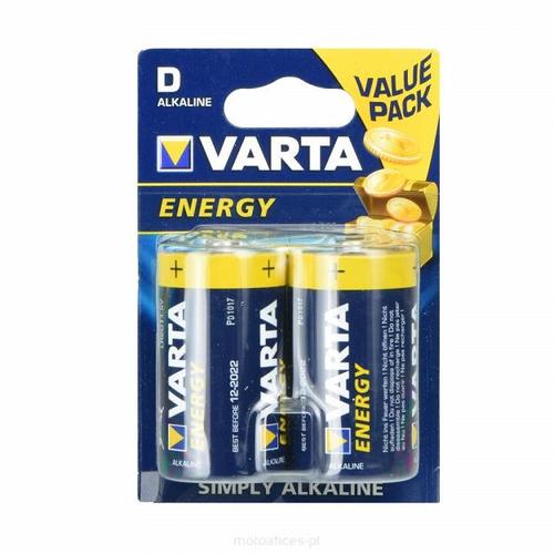 VARTA BATTERE ALKALINE MONO D LR20 ENERGIA 15 V BLISTER (2 -Pack)