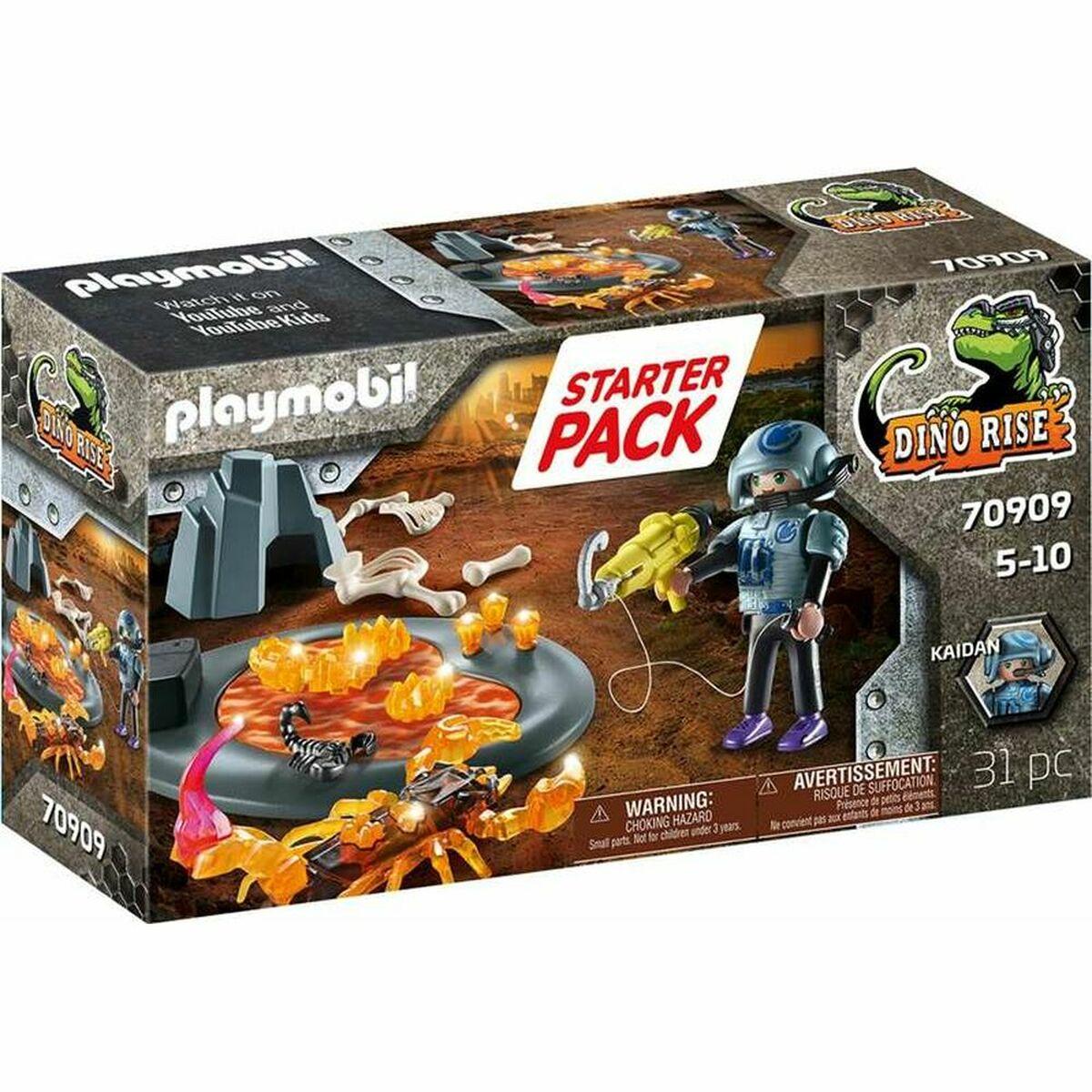 Playmobil Dino Rise - Starter Pack Battaglia contro lo scorpione di fuoco (70909)