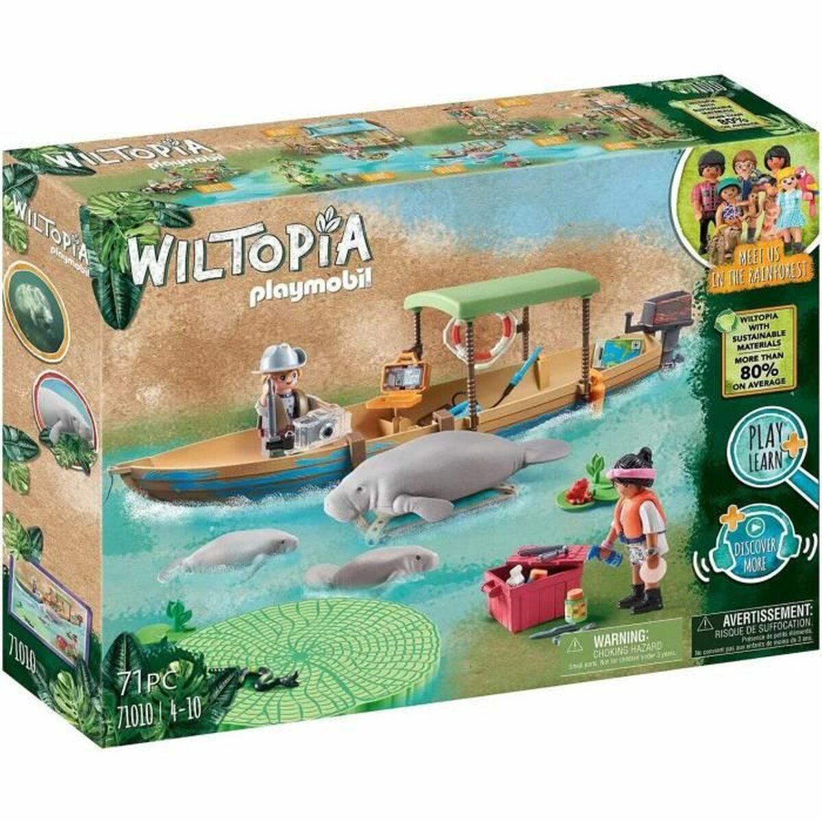 Playmobil Wiltopia - Gita in barca ai lamantini (71010)