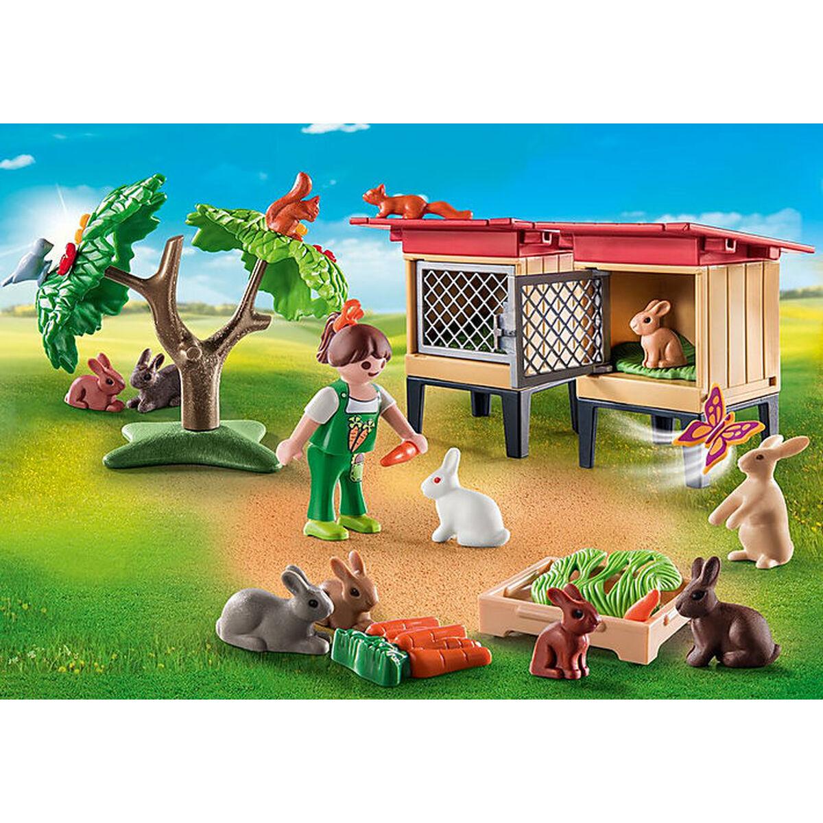 Playset Playmobil 71252 Country Rabbit Hutch 41 Pezzi