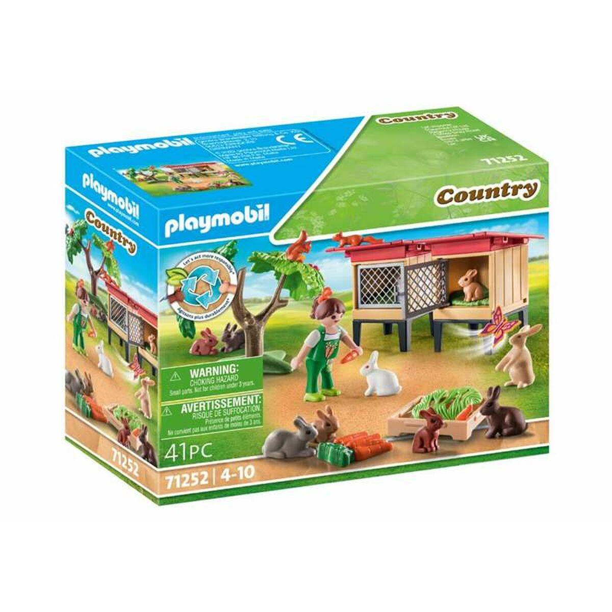 Playset Playmobil 71252 Country Rabbit Hutch 41 Pezzi