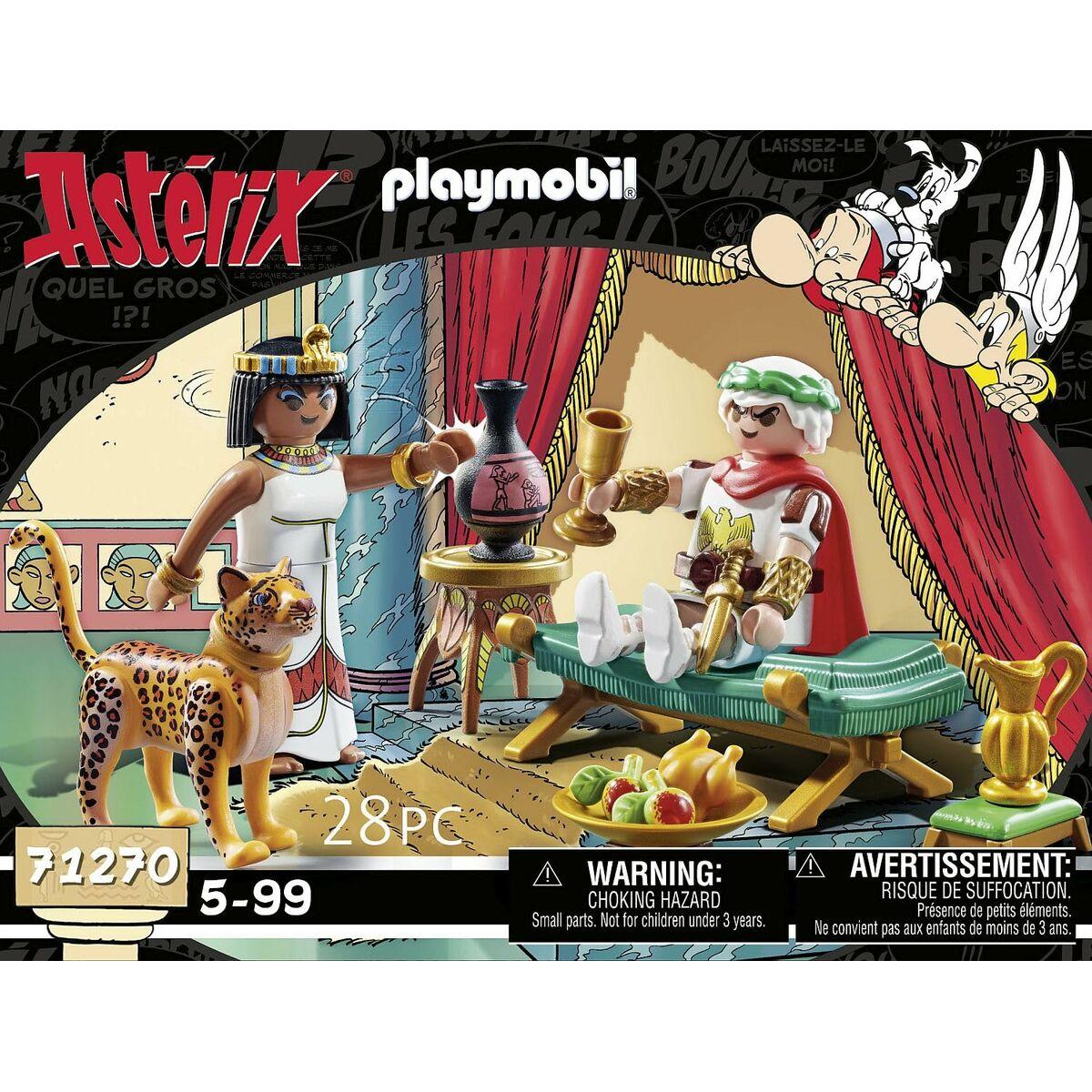 Playset Playmobil 71270 - Asterix: CÃƒÂ©sar and Cleopatra 28 Pezzi