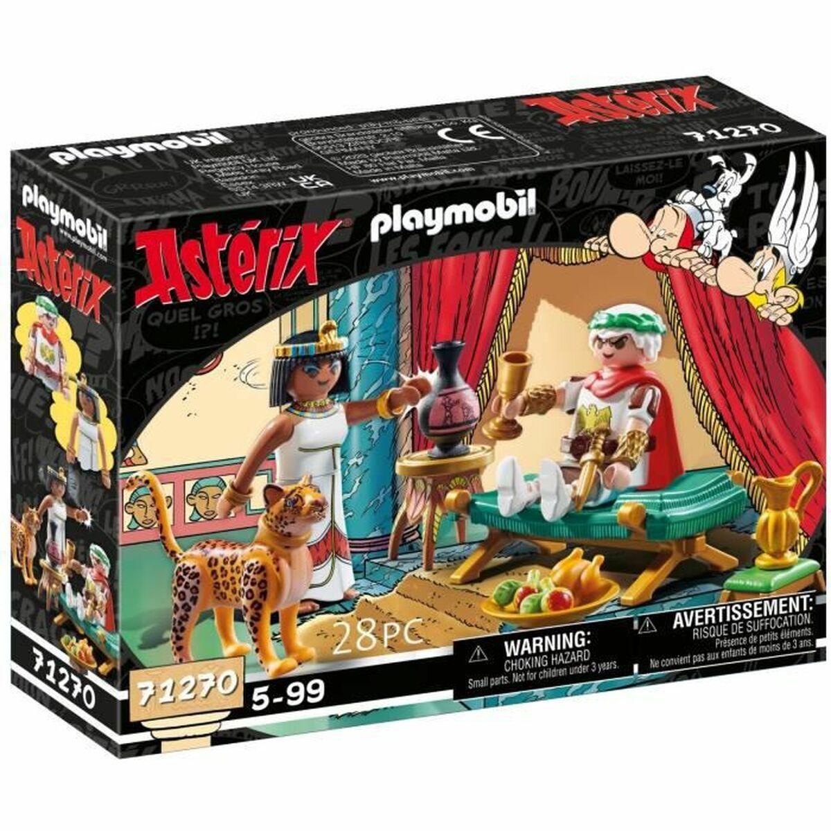 Playset Playmobil 71270 - Asterix: CÃƒÂ©sar and Cleopatra 28 Pezzi