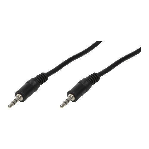 LogiLink 3.5mm - 3.5mm, 1m cavo audio Nero (LogiLink CA1049)