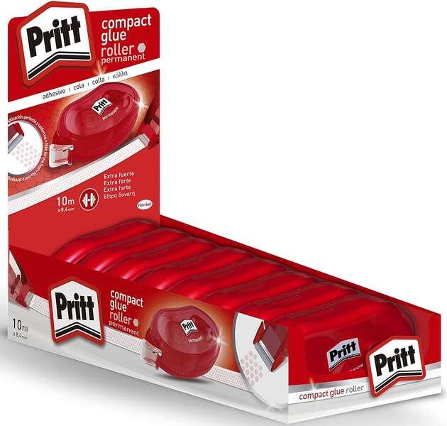 PRITT Colla permanente compatta Roller 8,4 mm x 10 m - alta qualità - adesivo nido di scimmia