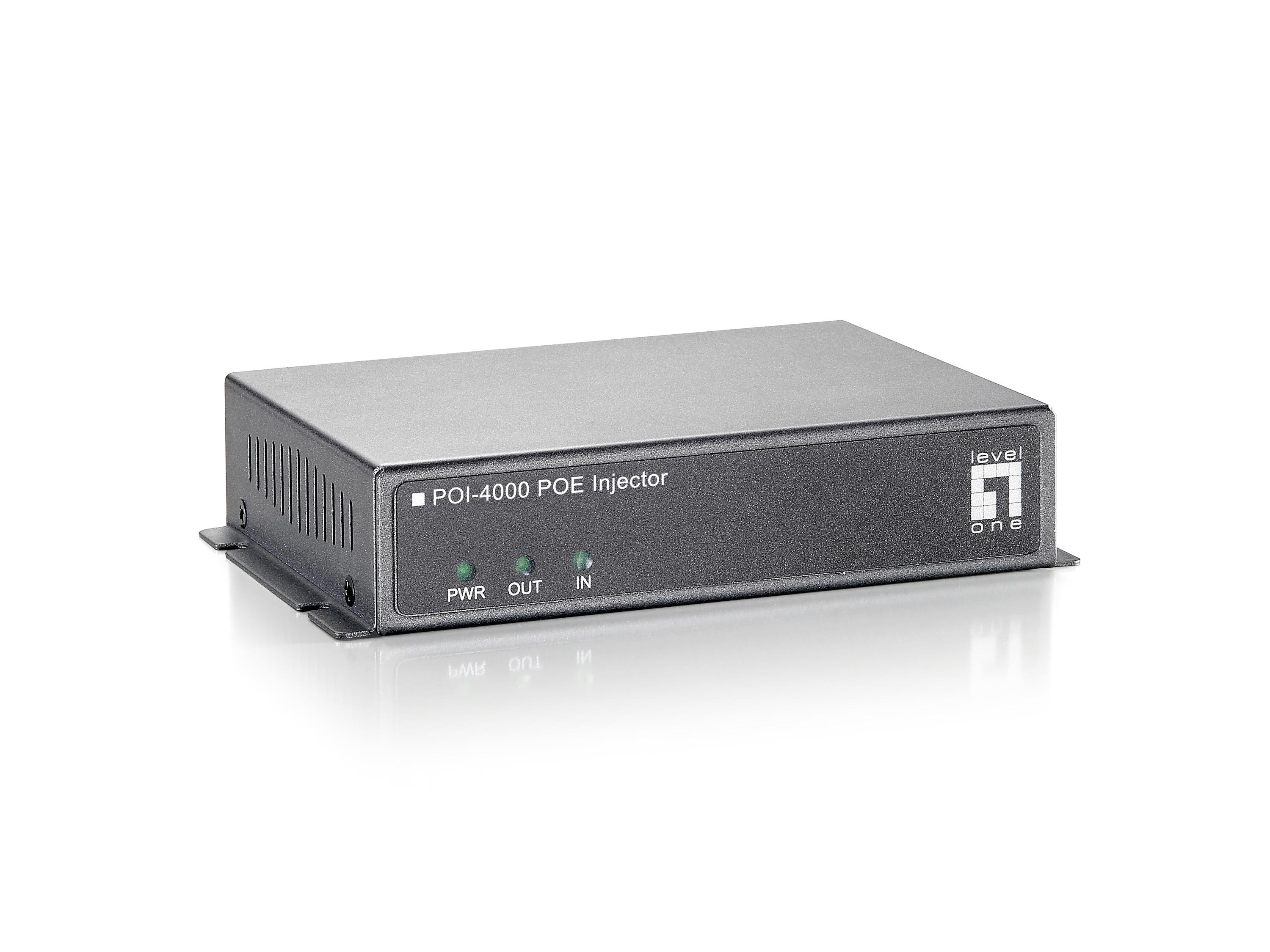 LevelOne POI-4000 adattatore PoE e iniettore Fast Ethernet 56 V