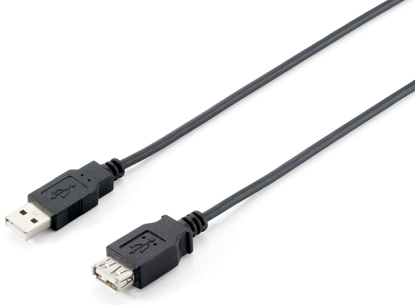 Equip 128850 cavo USB 1,8 m USB 2.0 USB A Nero