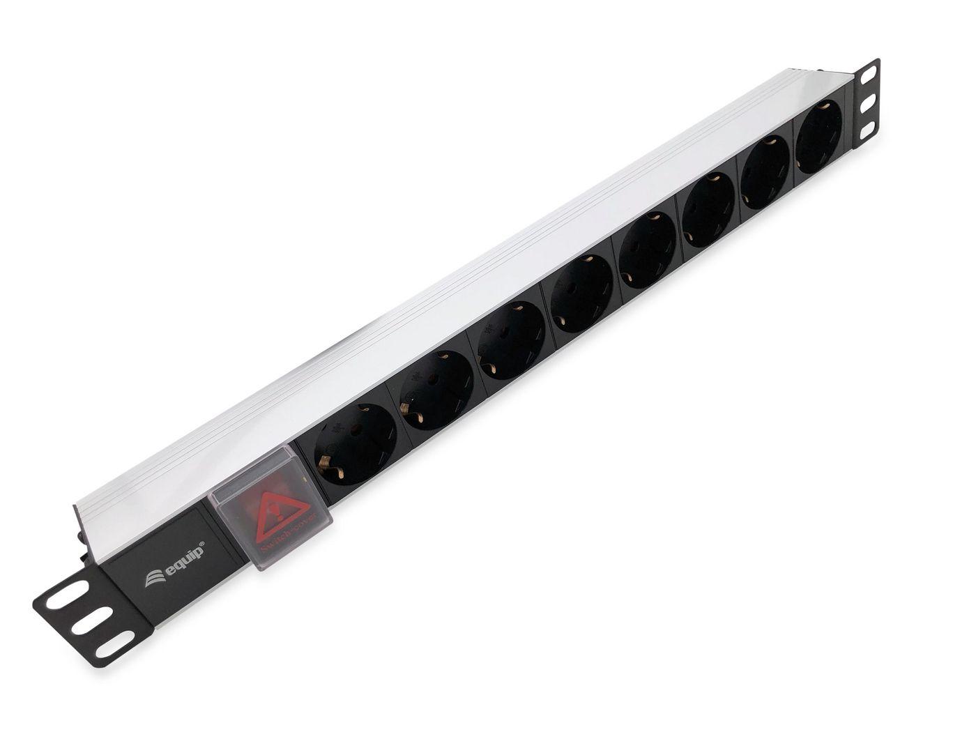 POWER STRIP 8 CEE7/4 1,8MT ALLU 19"