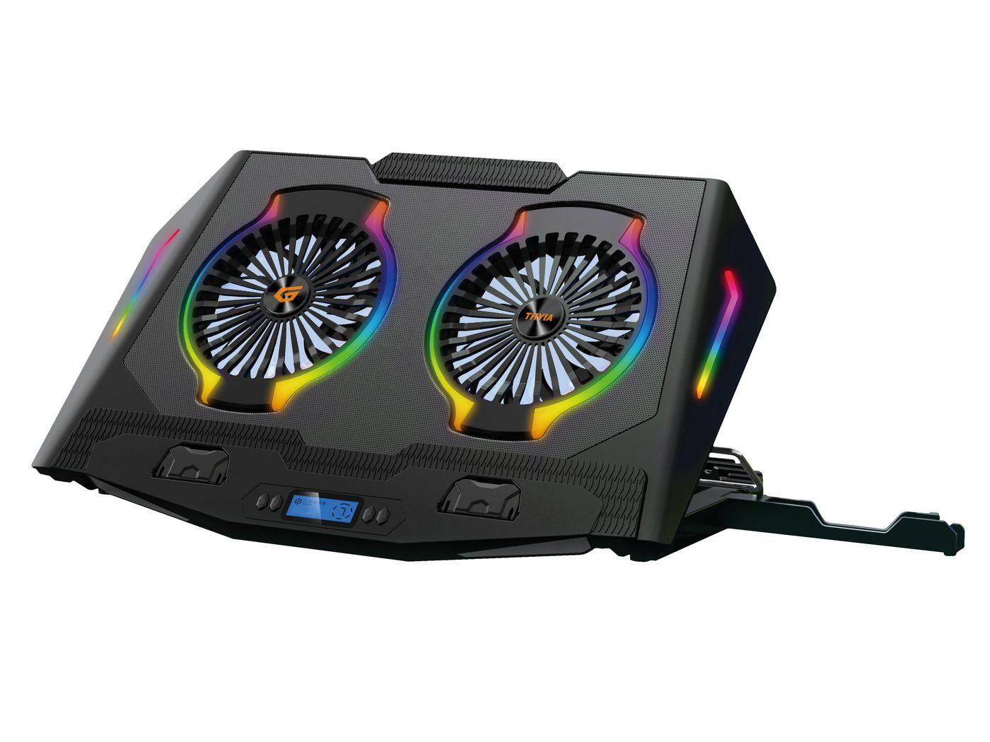 Conceptronic THYIA02B base di raffreddamento per laptop 43,2 cm [17] Nero (CONCEPTRONIC 2-Fan Cooling Pad [17.0])